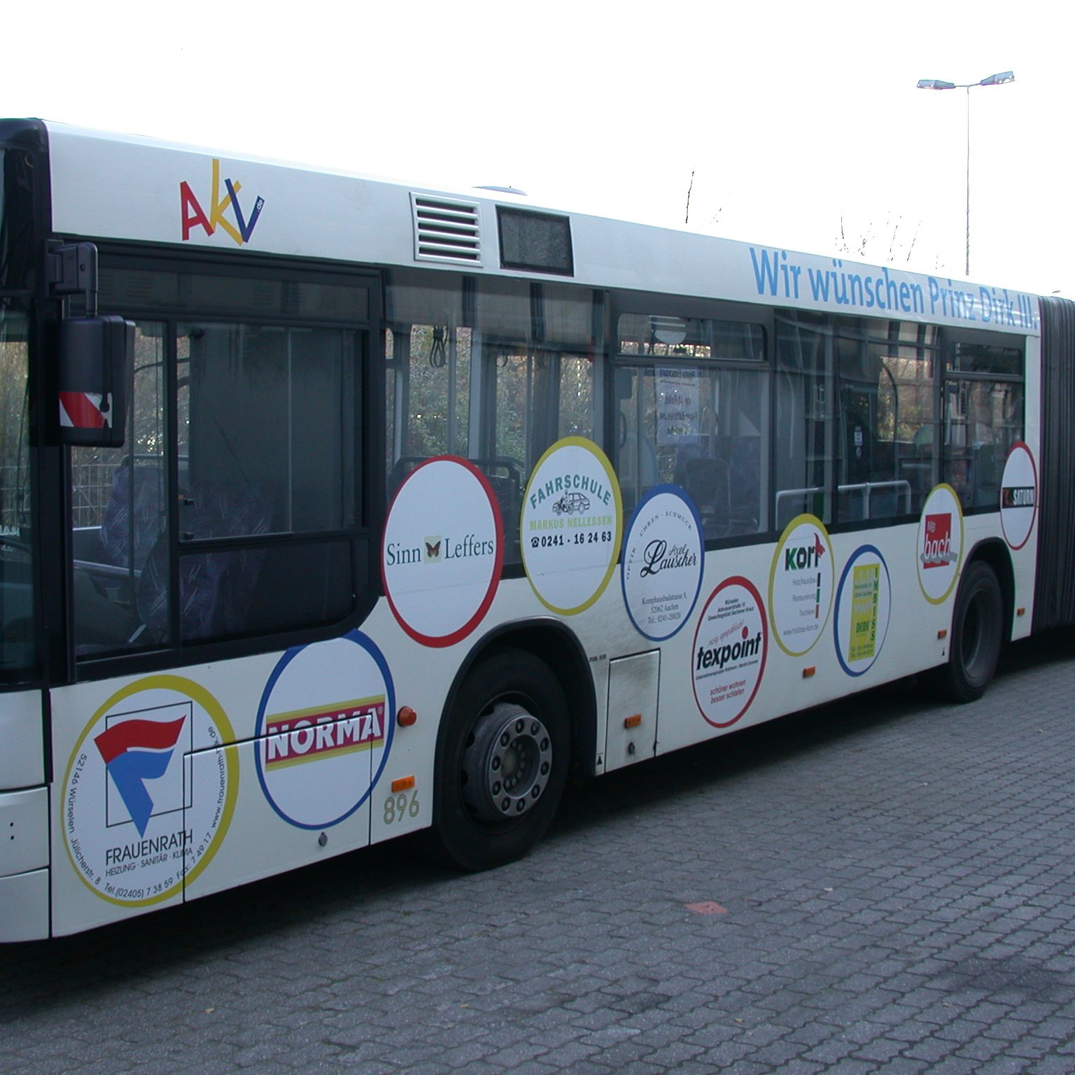 Make a Sign Bus-Folierung